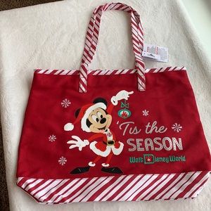 Disney Parks Christmas Tote Bag